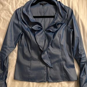 Very nice.  blue with zipper in the middle